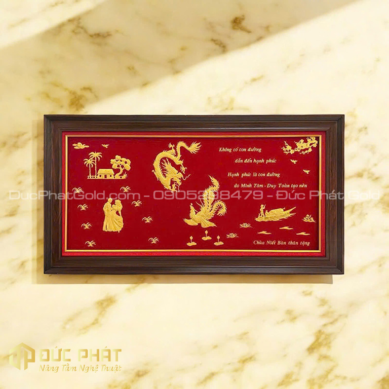 tranh quà cưới Long Phụng Trình Tường