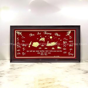 Tranh Tôn Sư Trọng Đạo tri ân Thầy cô chế tác riêng