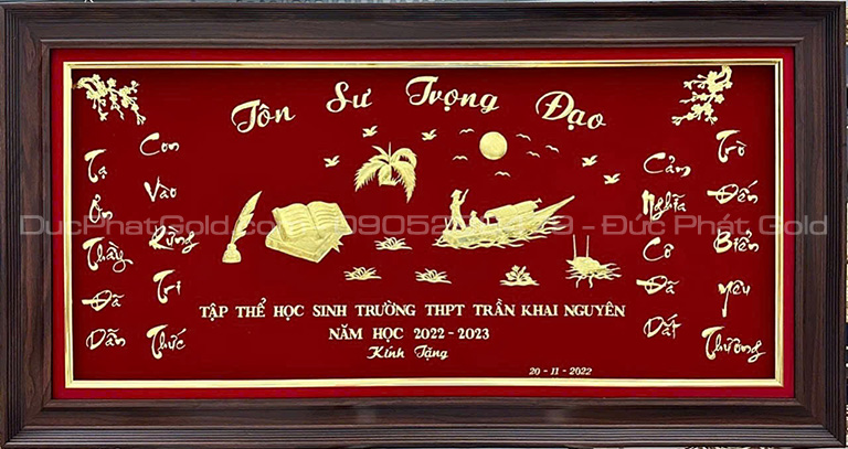Tranh Tôn Sư Trọng Đạo tri ân Thầy Cô