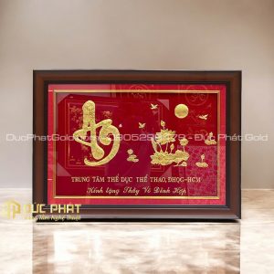 tranh chữ an tặng tri ân nghỉ hưu