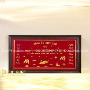 tranh quà tặng lưu niệm cho cán bộ chuyển công tác