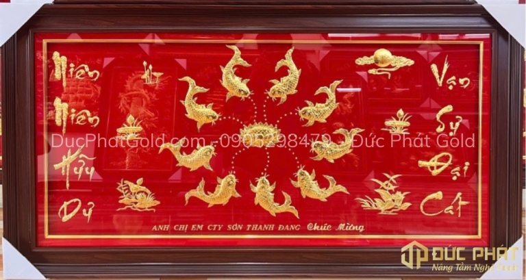 Ý nghĩa của bức tranh 9 con cá chép trong văn hoá Á Đông