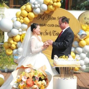 kỷ niệm 50 năm ngày cưới bố mẹ