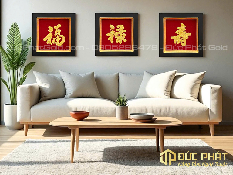 ứng dụng tranh chữ Thọ tiếng Hán