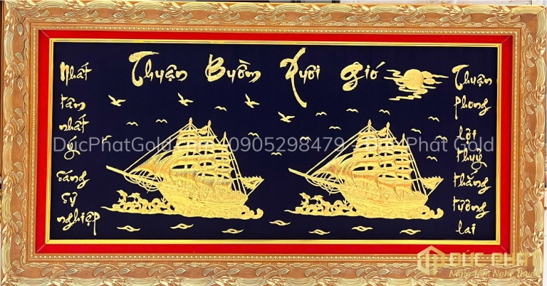 Cách treo tranh đôi thuyền buồm Cách treo tranh đôi thuyền buồm