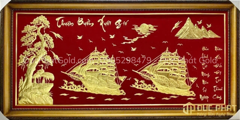 tranh đôi thuyền buồm tranh đôi thuyền buồm