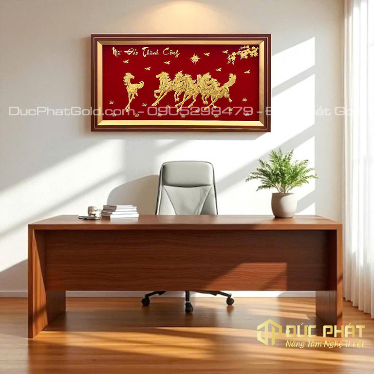 tranh vạn lý cát tường mã đáo thành công