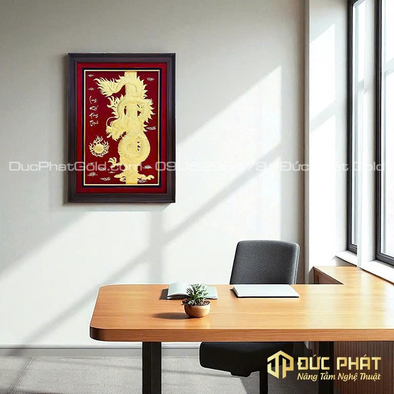 tranh rồng long khí hưng thịnh