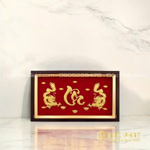 tranh song long khai lộc
