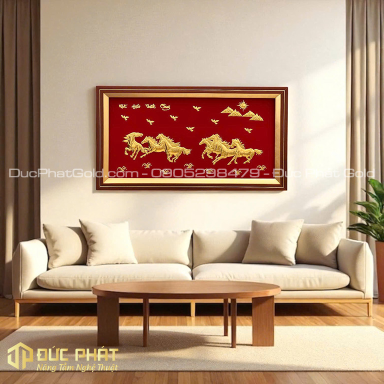 tranh trang trí phòng khách chung cư dát vàng tranh trang trí phòng khách chung cư dát vàng
