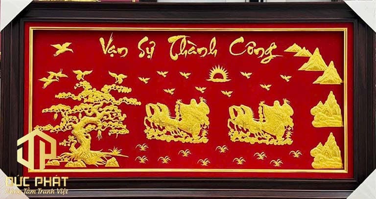tranh treo sau ghế giám đốc