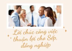 lời chúc công việc thuận lợi cho sếp đồng nghiệp