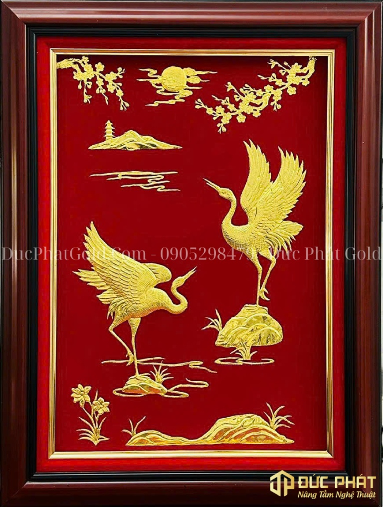 ý nghĩa tranh chim hạc