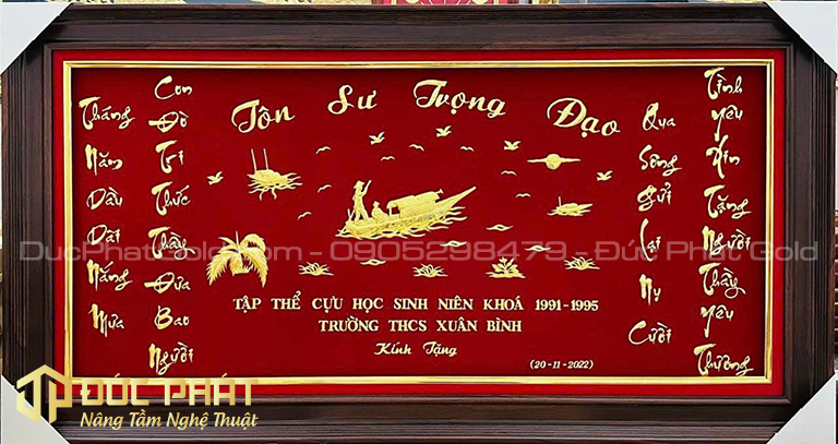 tranh tặng nhà trường cao cấp