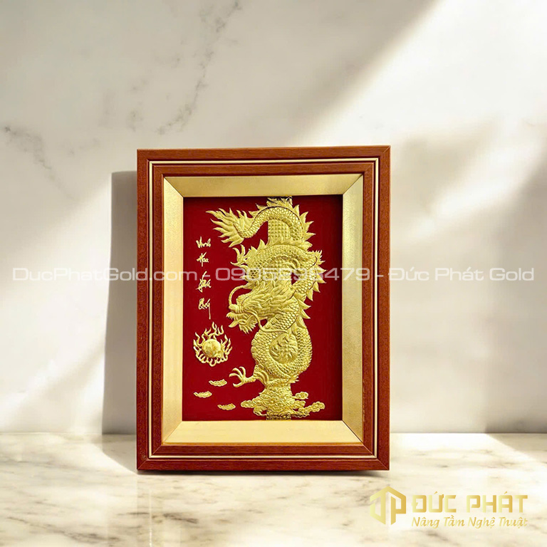 tranh dát vàng - quà tặng doanh nhân