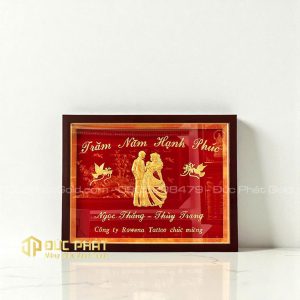 tranh cô dâu chú rể tặng đám cưới
