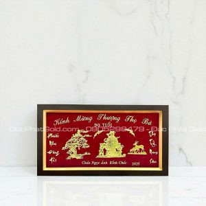 tranh quà tặng mừng thọ cụ bà 90 tuổi