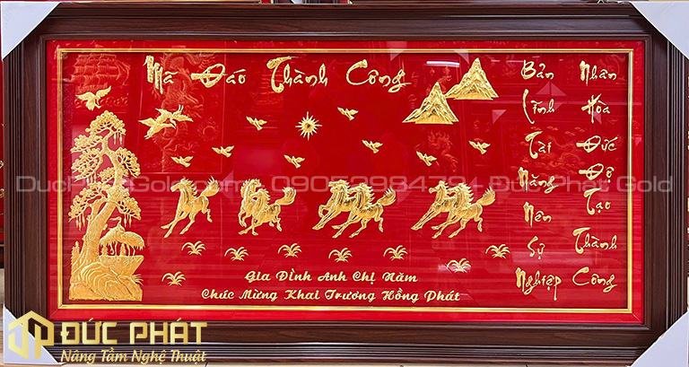 tranh tặng khai trương hồng phát