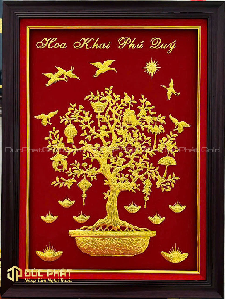 tranh tặng khai trương ý nghĩa