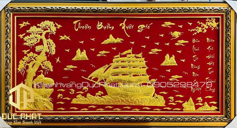 Tranh Thuận Buồm Xuôi Gió