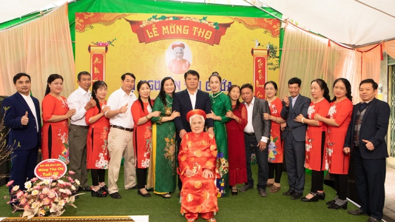 lễ mừng thọ 90 tuổi