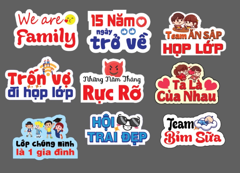 slogan họp lớp hay slogan họp lớp hay