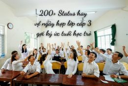status về ngày họp lớp cấp 3