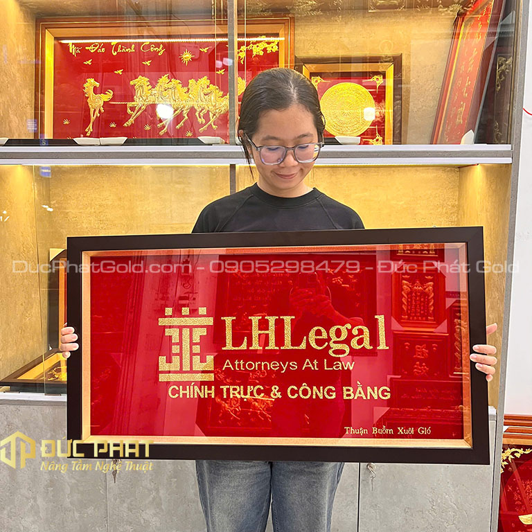 tranh tặng khai trương