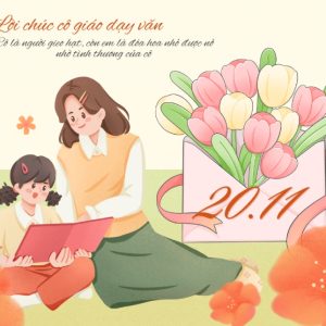 lời chúc 20/11 cho cô giáo dạy văn