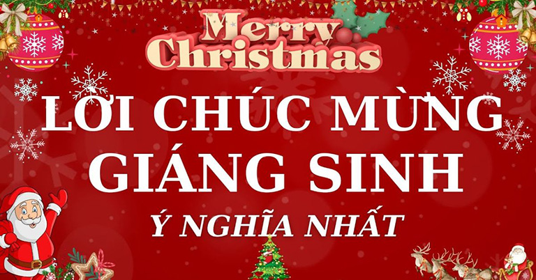 lời chúc giáng sinh hay nhất