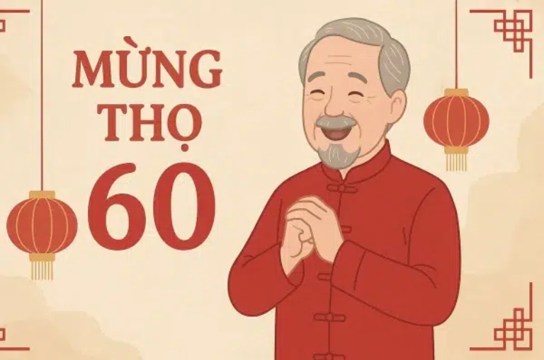 lời chúc mừng thọ 60 tuổi