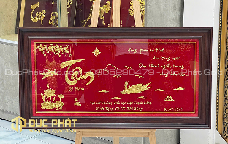 tranh chữ tâm cao cấp