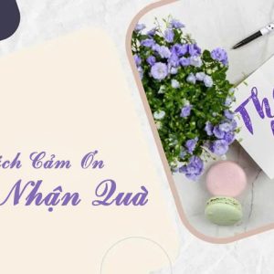 cách cảm ơn khi nhận quà