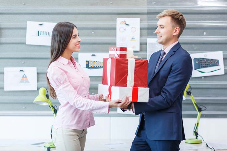 lời cảm ơn khi nhận quà từ sếp