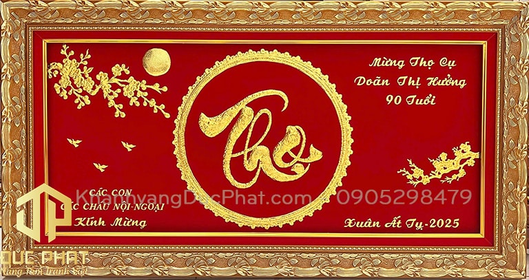 Tranh dát vàng cho những dịp đặt biệt