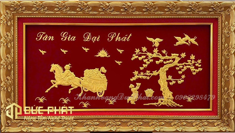 khánh vàng quà tặng may mắn dịp tân gia