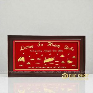 tranh lương sư hưng quốc tặng giáo viên về hưu