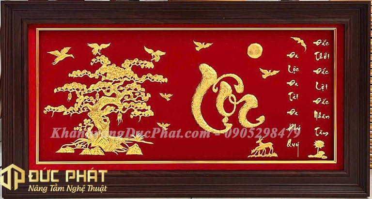 Tranh chữ Lộc thư pháp