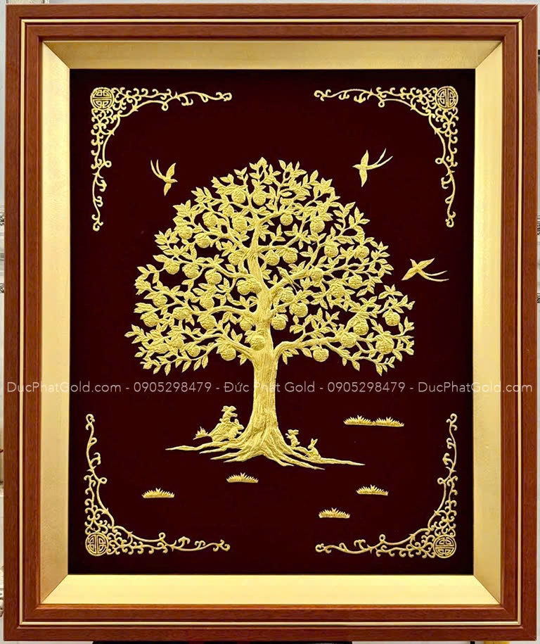 Tranh cây kim tiền Tranh cây kim tiền