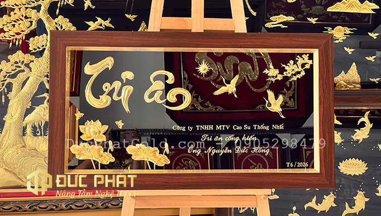 tranh tặng sếp về hưu