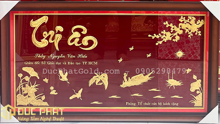 tranh tặng sếp chuyển công tác