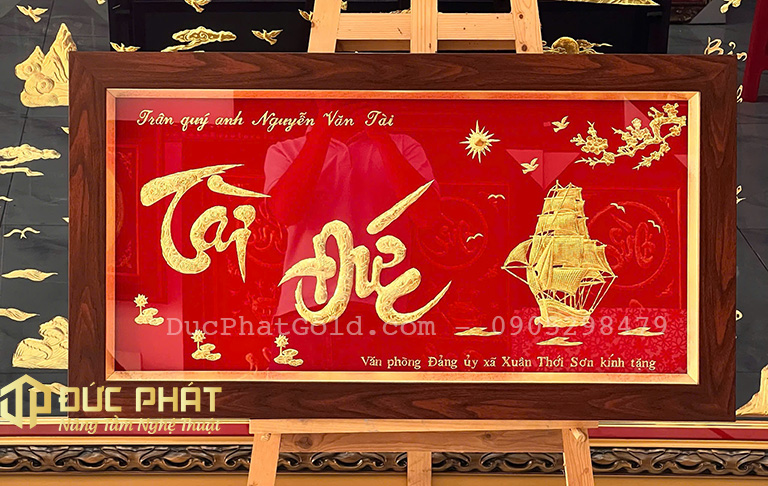 tranh tặng sếp nghỉ hưu