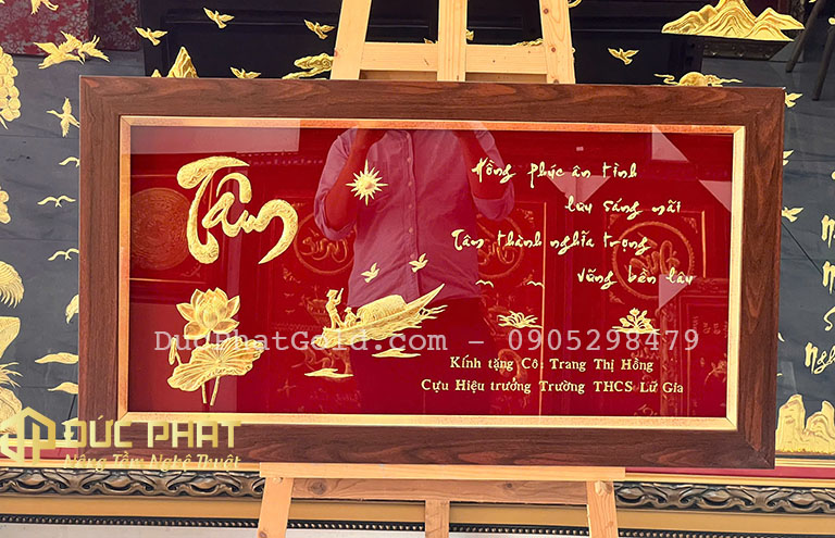 tranh tri ân sếp nghỉ hưu
