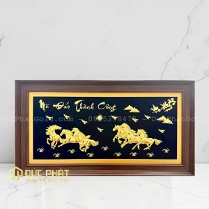 tranh mã đáo thành công bát mã vinh quy